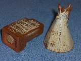 Teepees to Towers shakers glazed desert gold